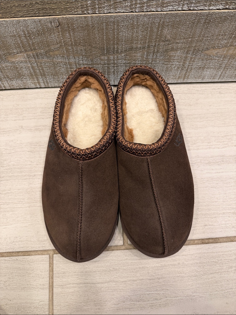 Woman’s Brown Tasman UGGS, size 12, like new